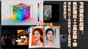 PR调色实战课：色彩理论+工具实操+婚礼医美/30+实操案例，月接单超2万-万象聊项目