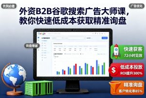外资B2B谷歌搜索广告大师课,教你快速低成本获取精准询盘-万象聊项目