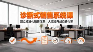 诊断式销售系统课，建立标准化销售体系，大幅提升成交转化率-万象聊项目