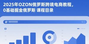 2025年OZON俄罗斯跨境电商教程,0基础掘金俄罗斯-万象聊项目