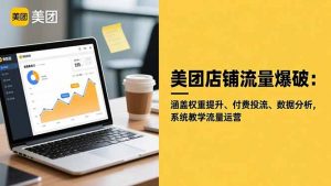 美团店铺流量爆破:涵盖权重提升、付费投流、数据分析,系统教学流量运营-万象聊项目