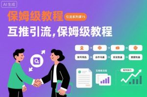 引流系列课15:互推引流,保姆级教程【文档】-万象聊项目