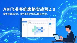 AI+飞书多维表格实战营2.0:零代码自动化办公,适合多职业月收入增加2万元-万象聊项目
