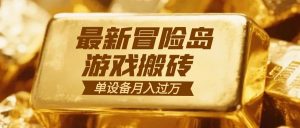 冒险岛游戏搬砖 一组账号月利润9000+-万象聊项目