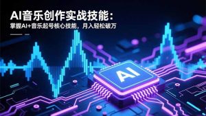 AI音乐创作实战技能：掌握AI+音乐起号核心技能，月入轻松破万-万象聊项目