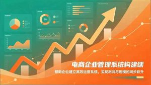 电商企业管理系统构建课：帮助企业建立高效运营系统，实现利润与规模的同步跃升-万象聊项目
