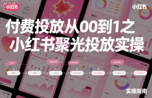 付费投放从0到1之小红书聚光投放实操-万象聊项目