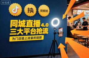 同城直播实操班4.0,三大平台抢流,为门店插上流量的翅膀-万象聊项目