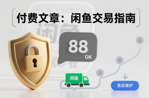 付费文章:闲鱼交易指南,怎么才能降低被坑被马扁的概率-万象聊项目