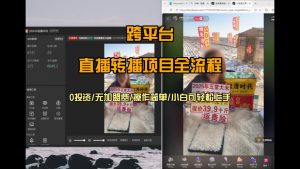 直播转播 每天每台电脑200+ 操作简单每天几分钟 小白两天上手-万象聊项目