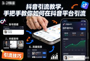 抖音引流教学，手把手教你如何在抖音平台引流-万象聊项目