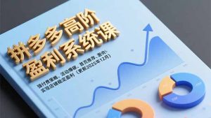 拼多多高阶盈利系统课，强付费策略、活动爆破、首页推荐，实现店铺稳定盈利(更新12月-万象聊项目